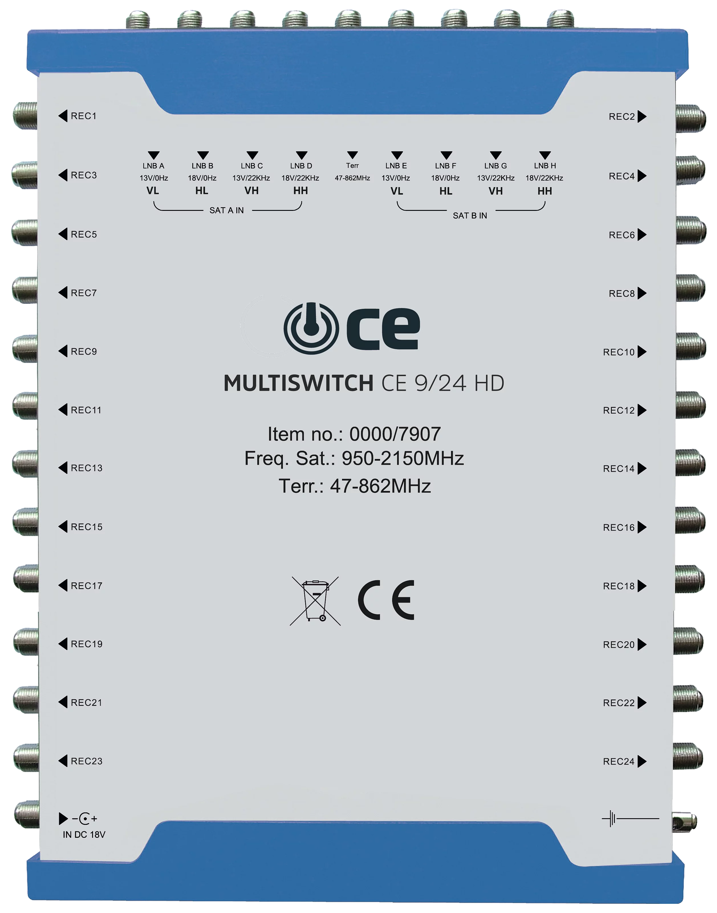Multiswitch CE 9/24 HD Frontal, Front