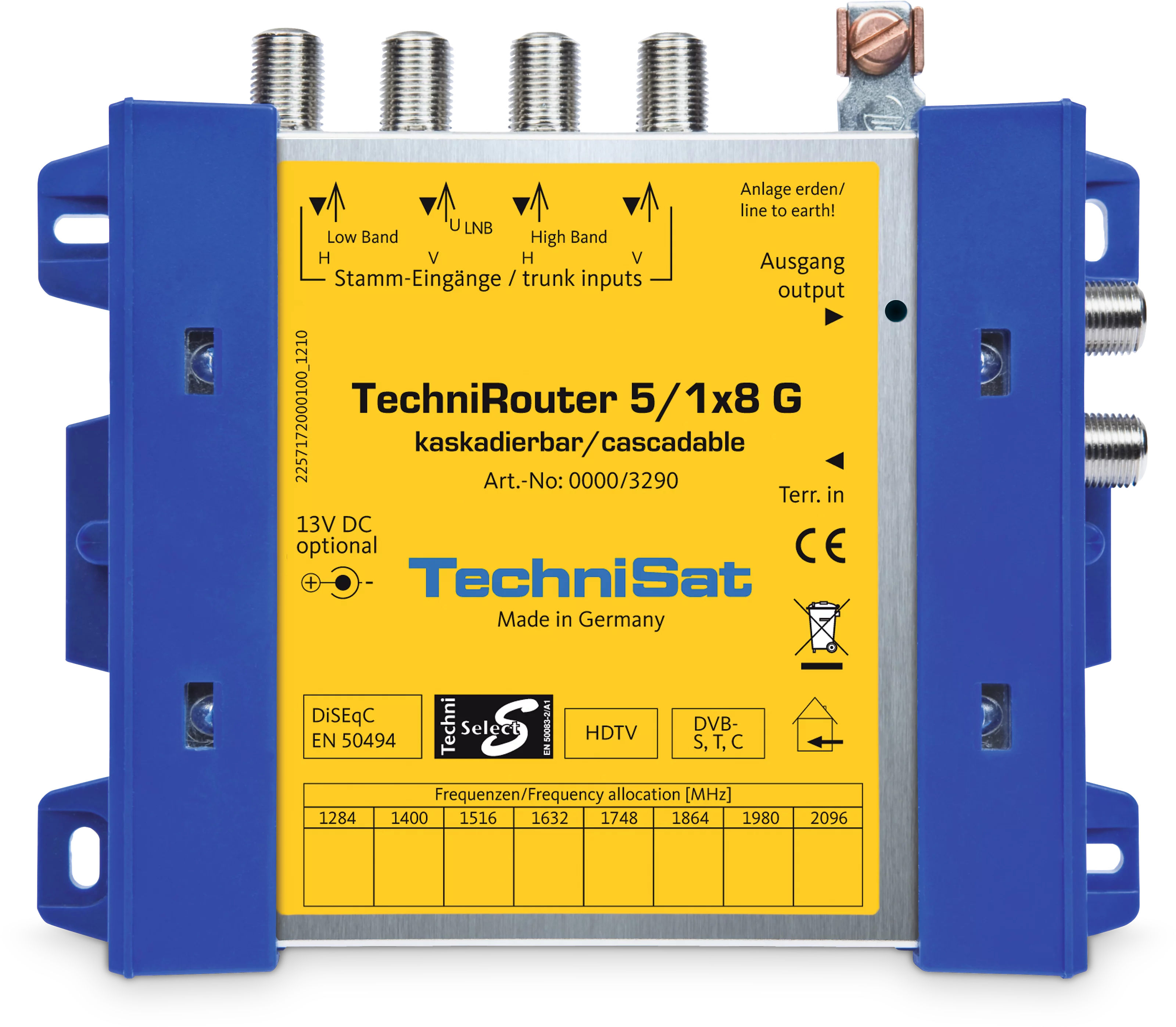 TECHNIROUTER 5/1x8 G (Grundeinheit) Frontal, Front