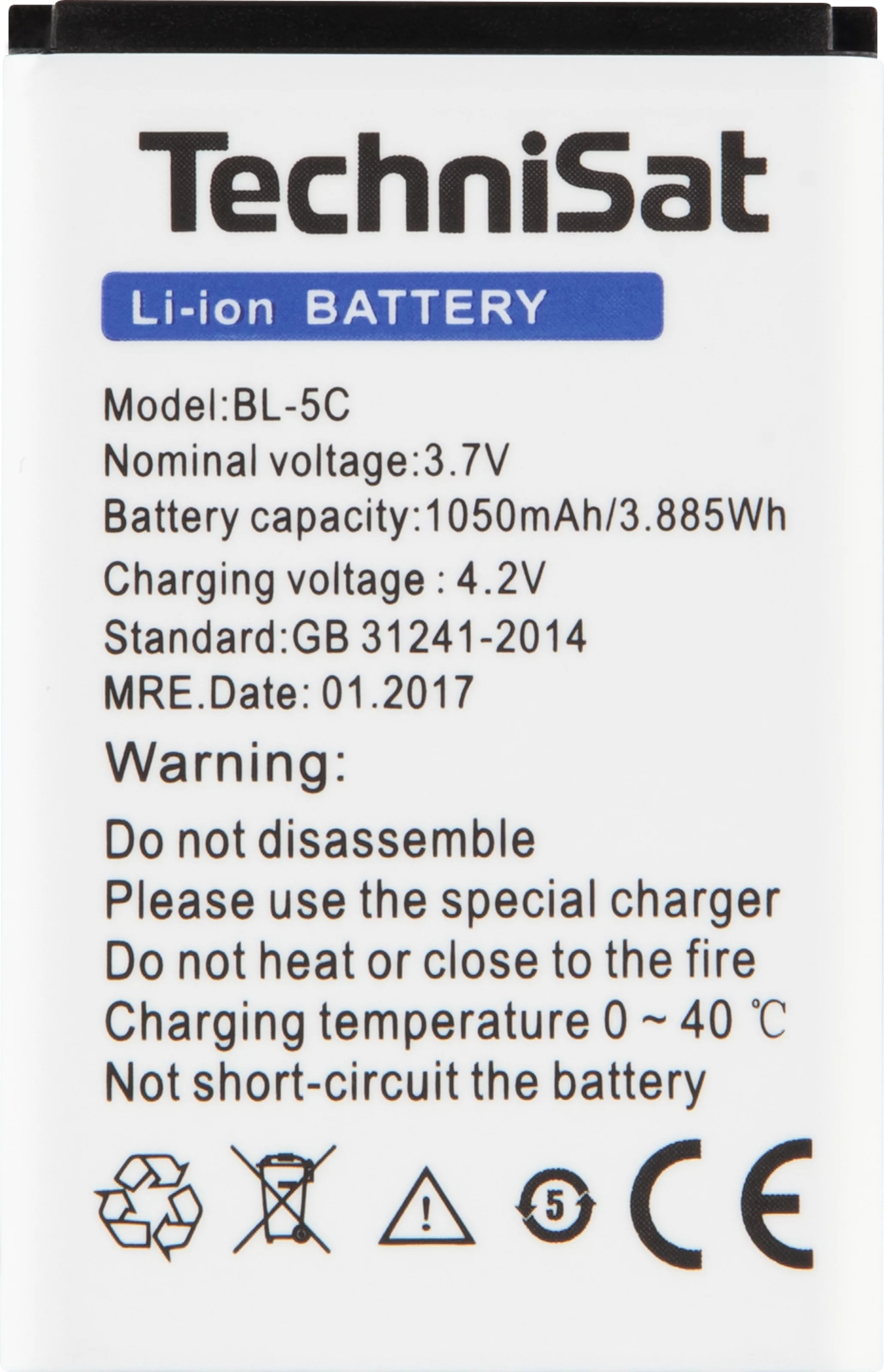 Battery for DIGITRADIO 1/2, TECHNIRADIO RDR/6