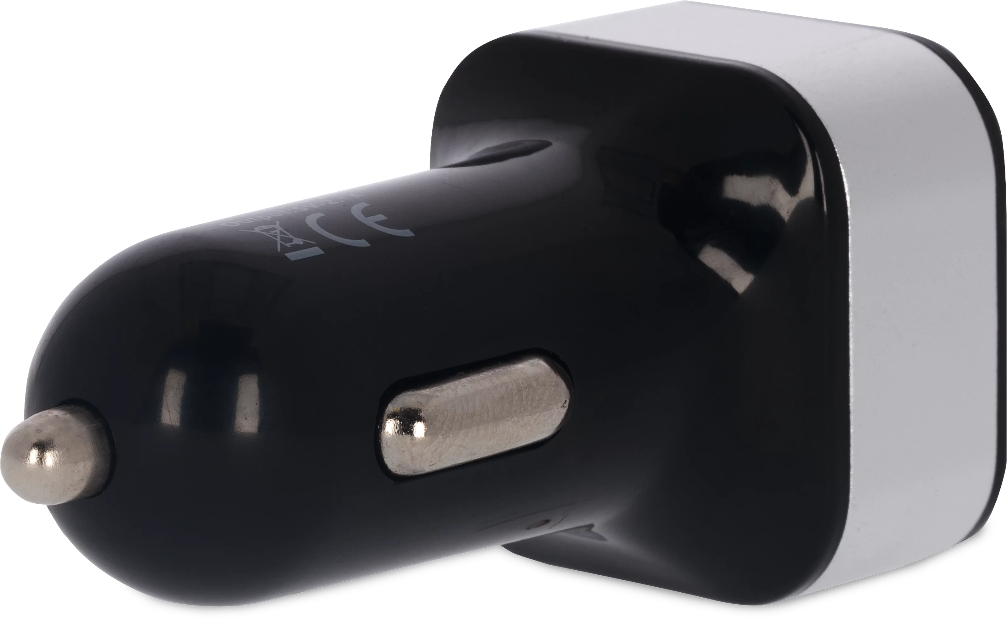 CarCharger Dual USB CE Frontal, Rück