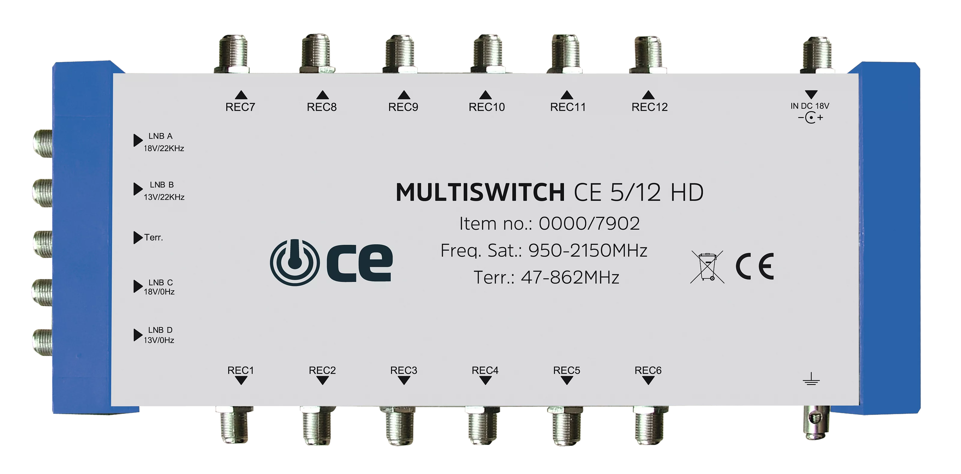 Multiswitch CE 5/12 HD Frontal, Front