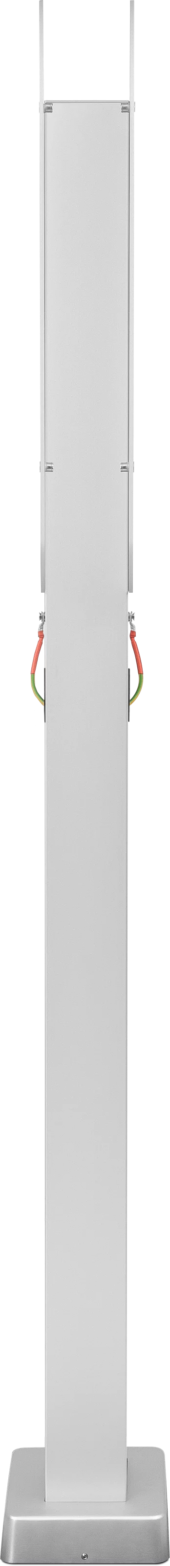 Stojak na 2 x wallboxy 1100/2200 z płytami montażowymi Frontal, Links