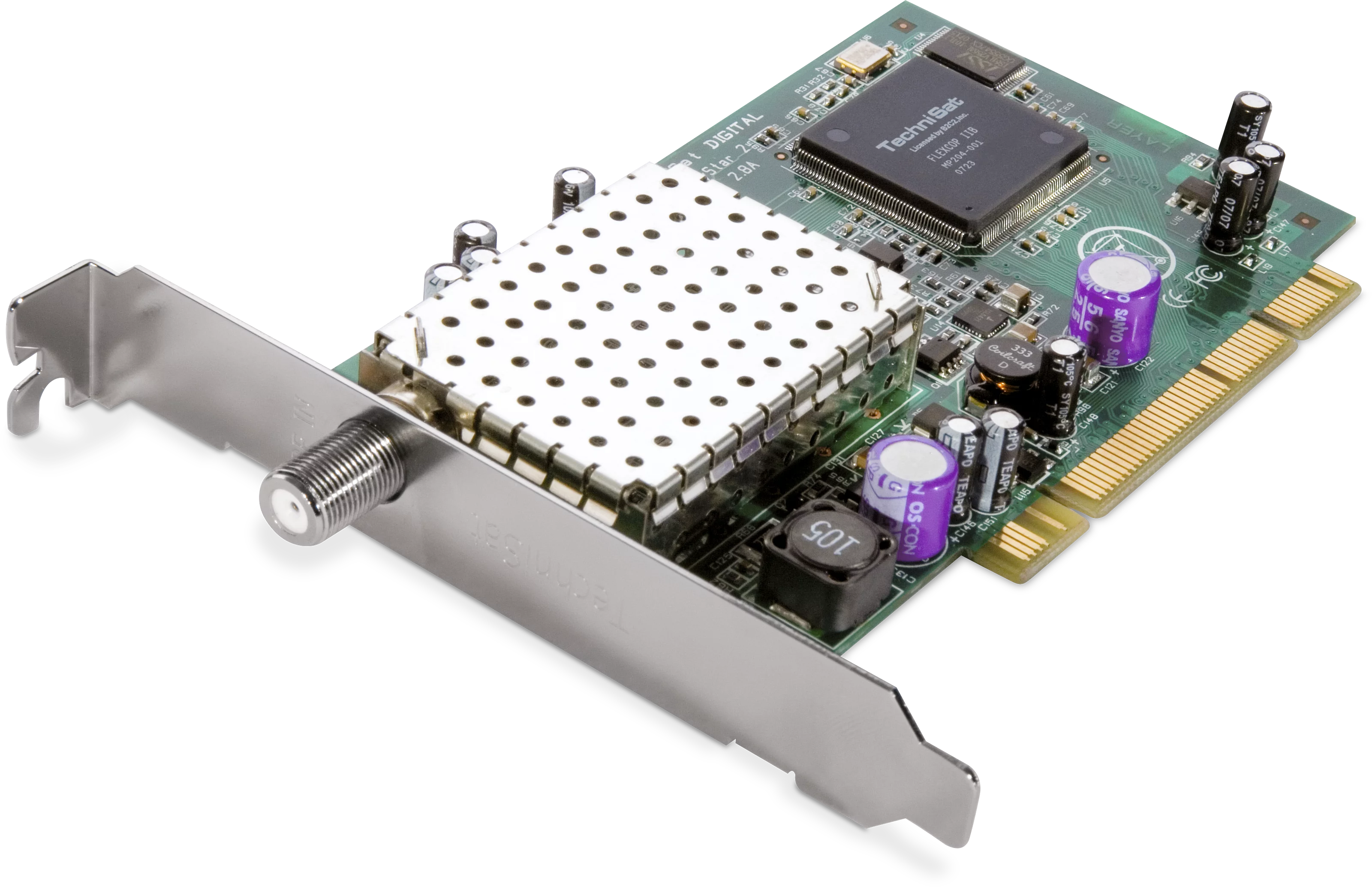 SKYSTAR 2 TV PCI mit Fernbedien-Set Schräg, Links