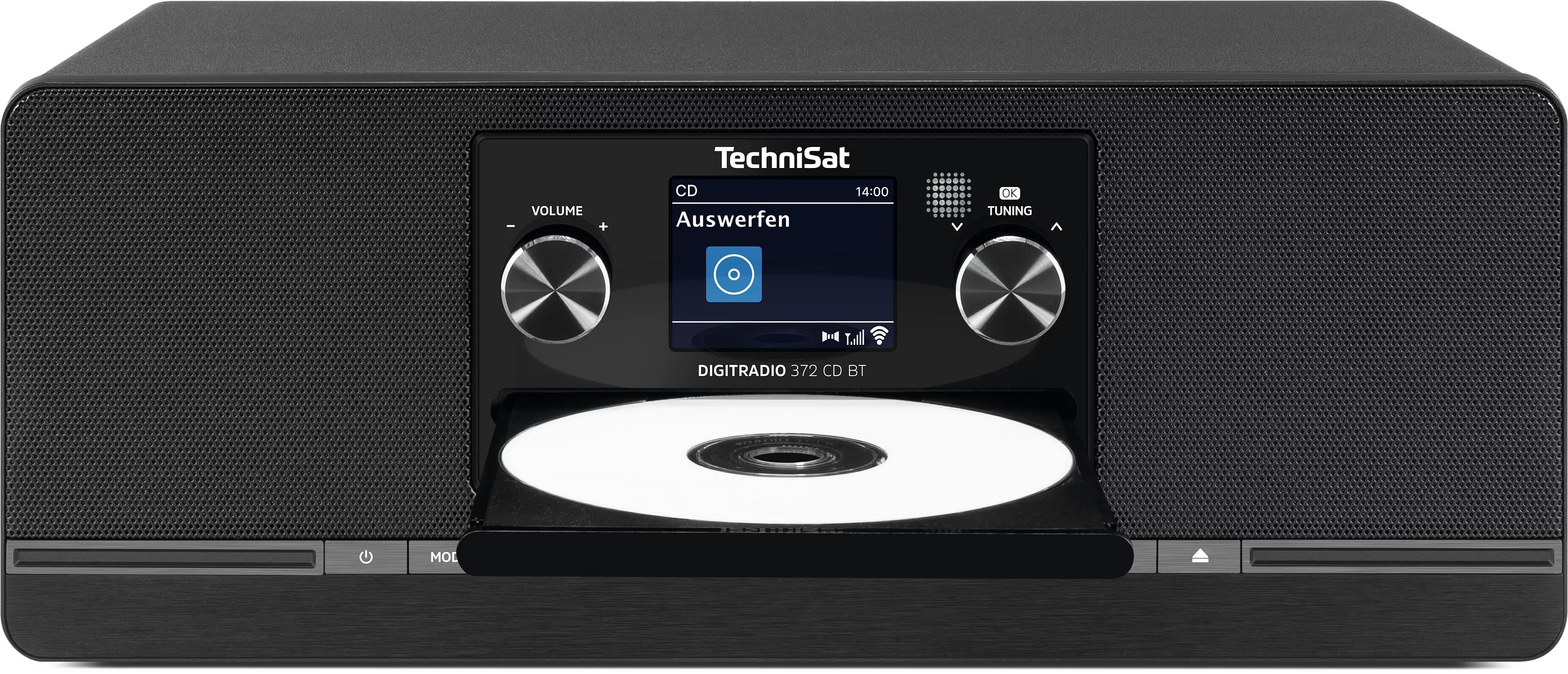 DIGITRADIO 372 CD BT, black Frontal, Front
