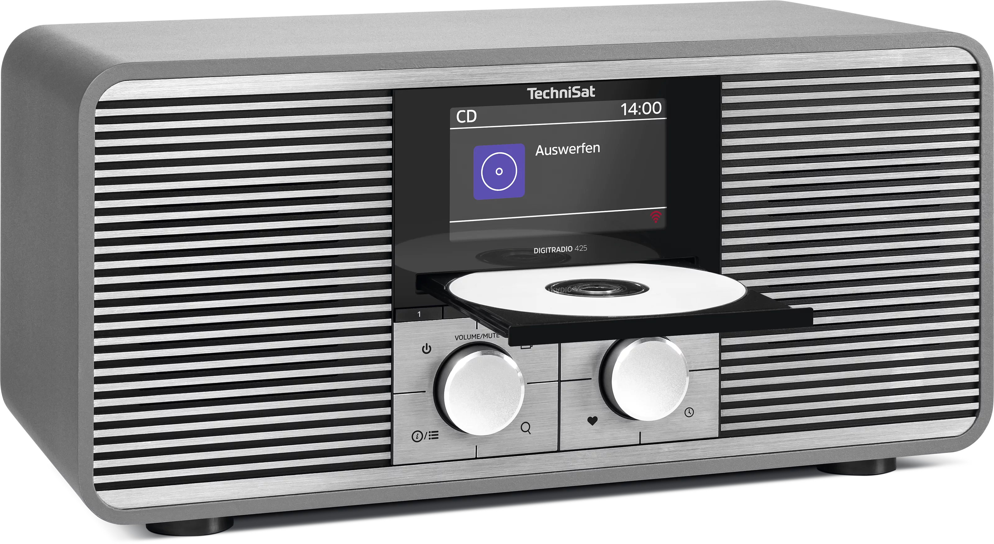 DIGITRADIO 425, anthracite Schräg, Rechts