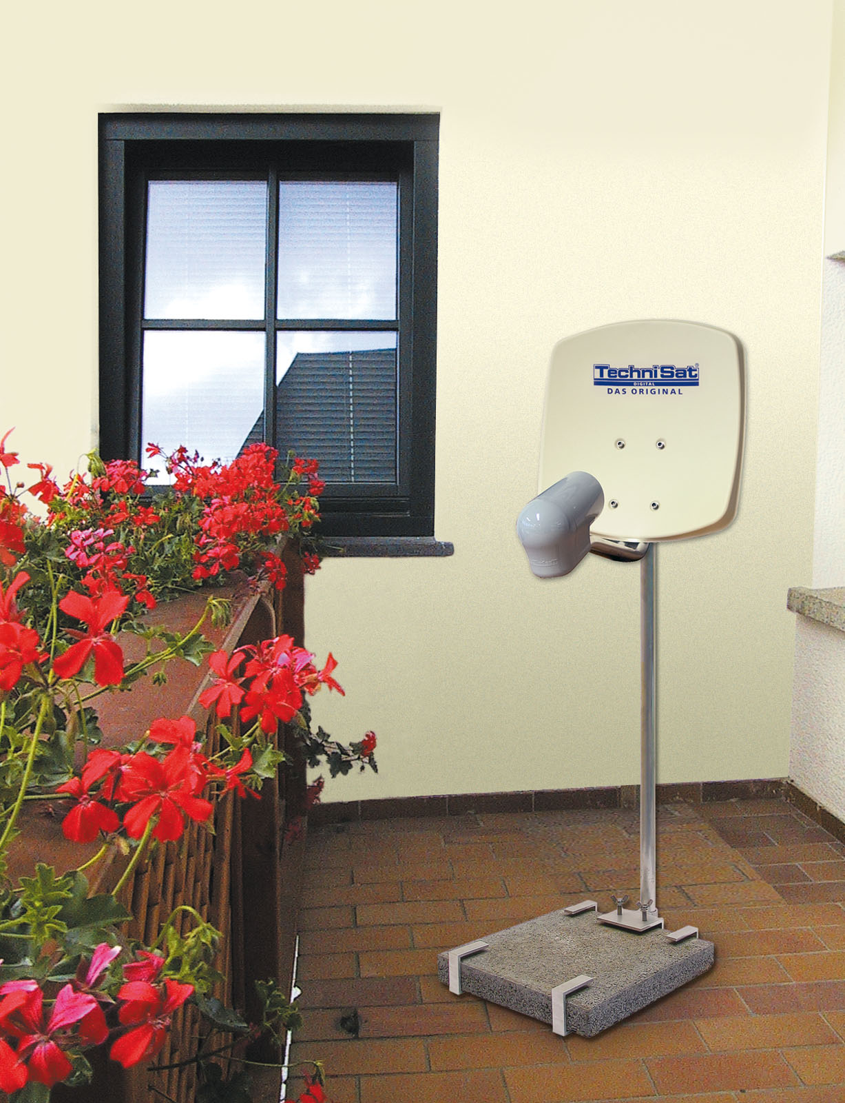 Stojak balkonowy 33/45 (z mocowaniem zaciskowym) Zubehör, Links