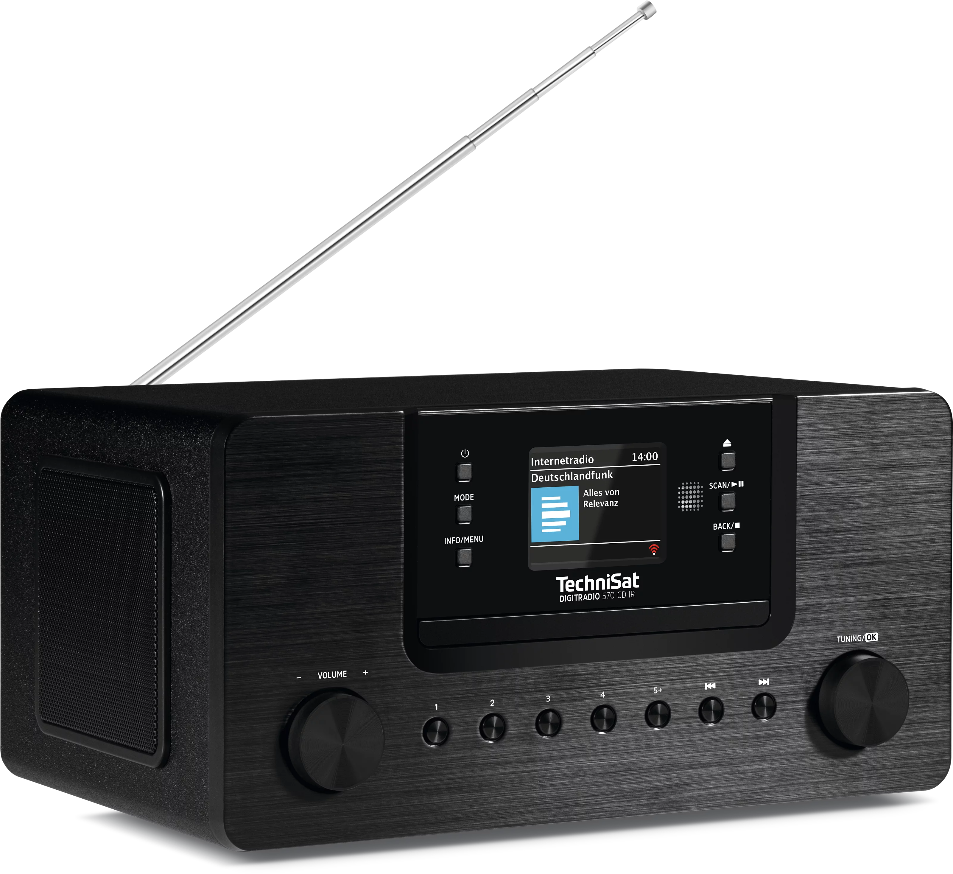 DIGITRADIO 570 CD IR Schräg, Rechts