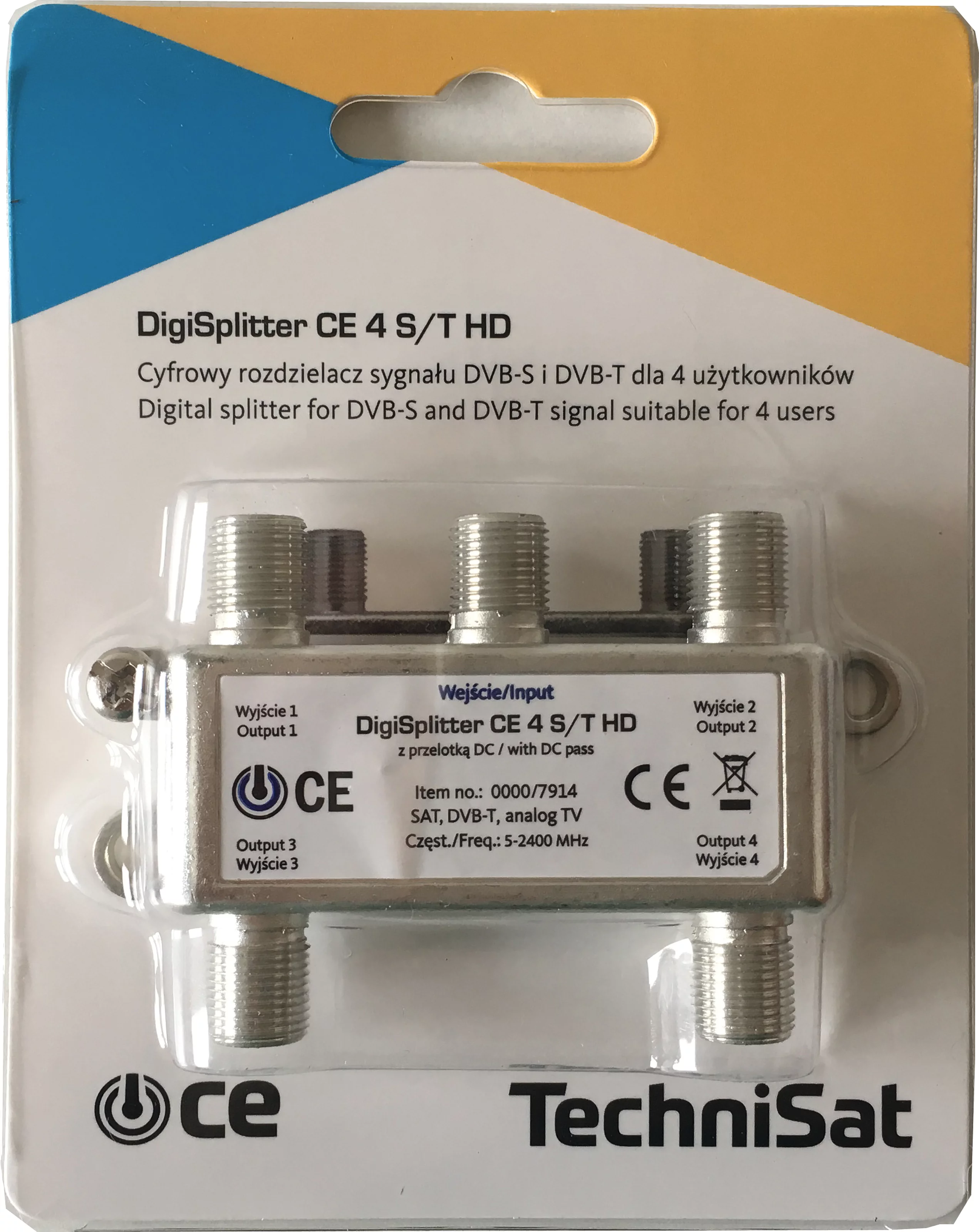 DIGISPLITTER CE 4 S/T HD Frontal, Front