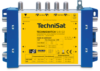 TECHNISWITCH 5/8 G2 DC-NT Frontal, Front