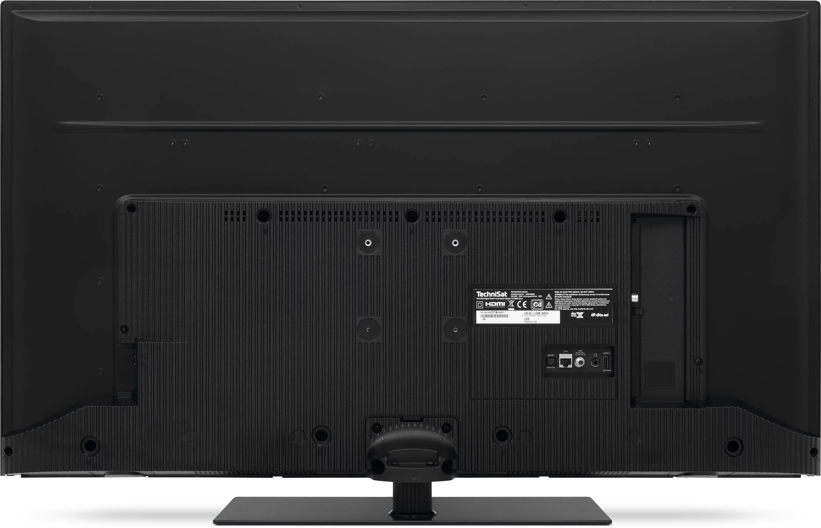 TECHNIVISION UHD43A Frontal, Rück TECHNIVISION UHD43A Frontal, Rück