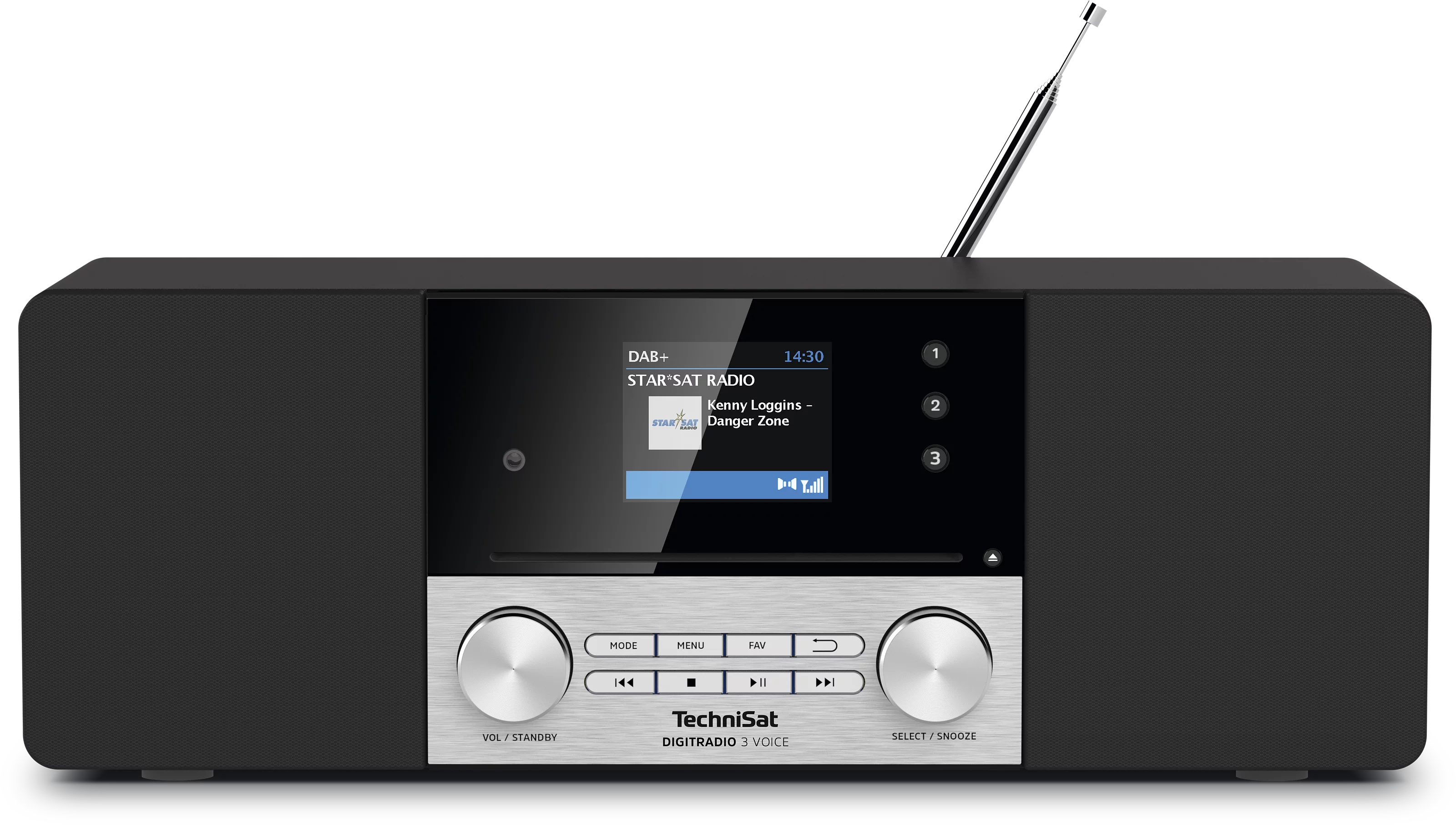 DIGITRADIO 3 VOICE Frontal, Front
