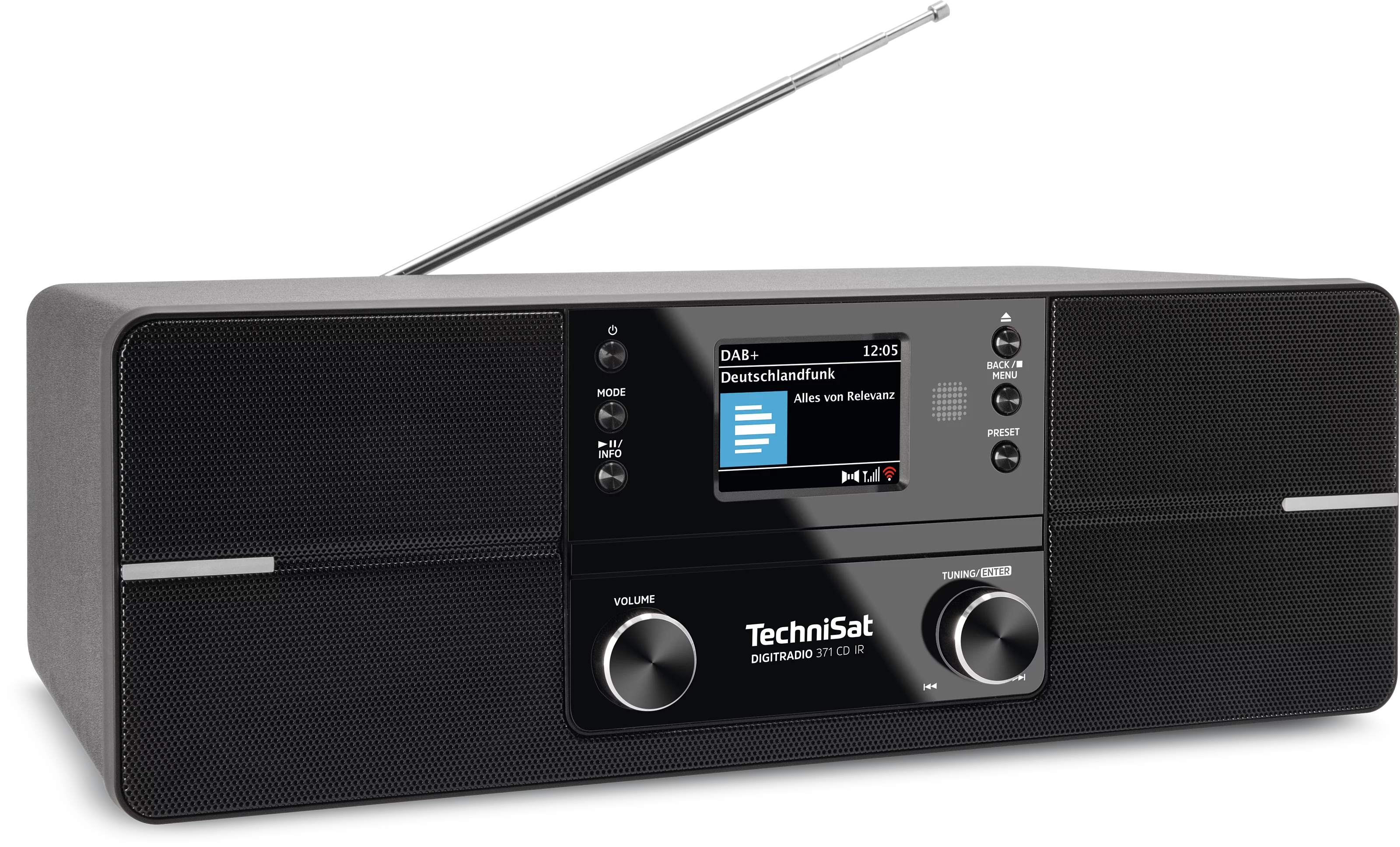 DIGITRADIO 371 CD IR Schräg, Rechts