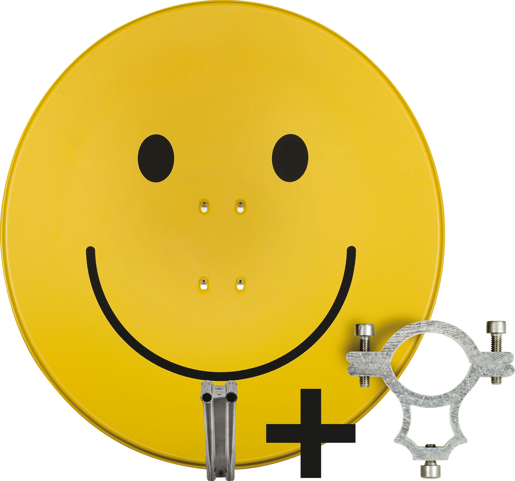 SATMAN 850 PLUS z 40 mm adapterem mocowania LNB Frontal, Front