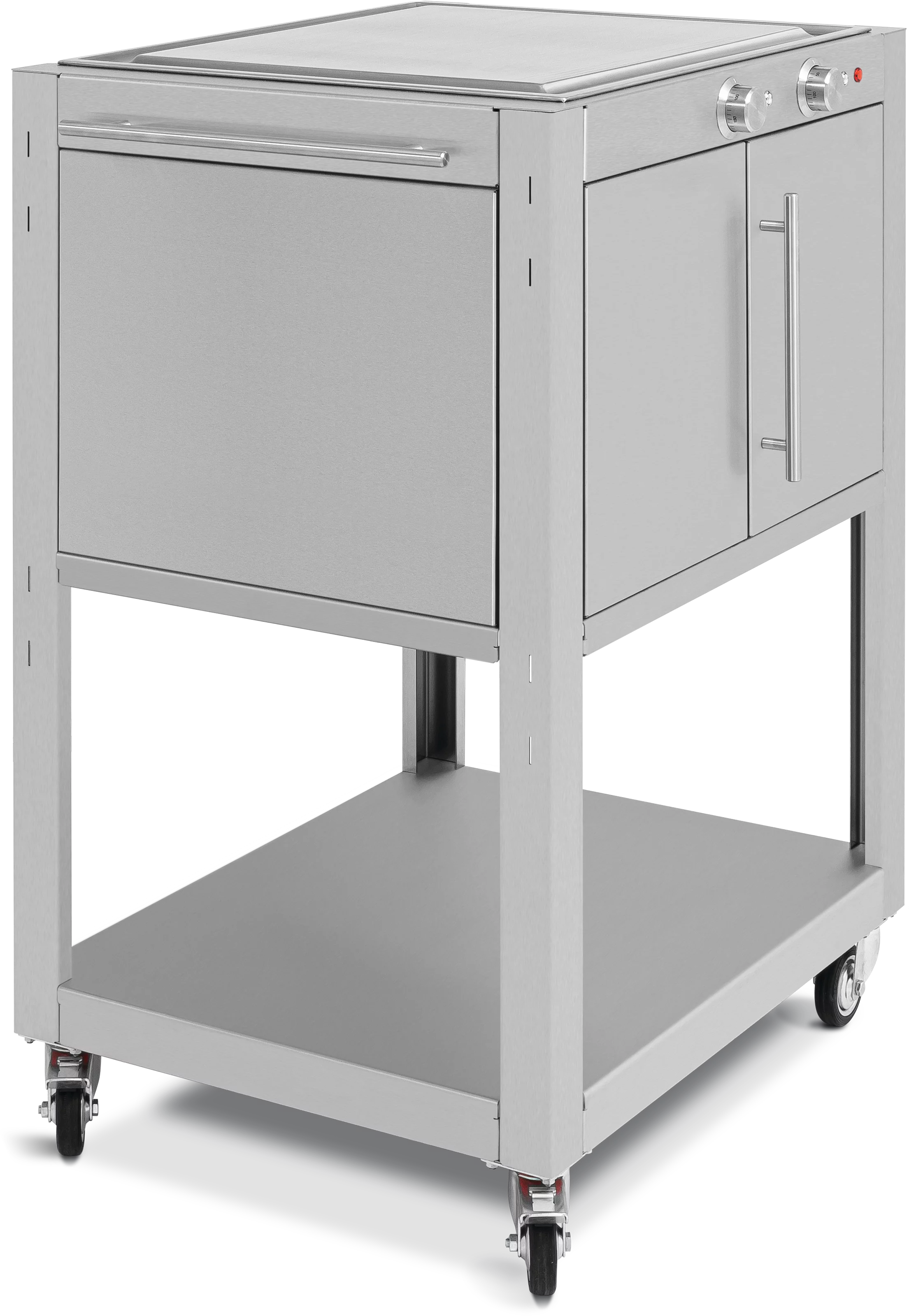 Teppinox GW3000 Premium grill trolley Schräg, Links