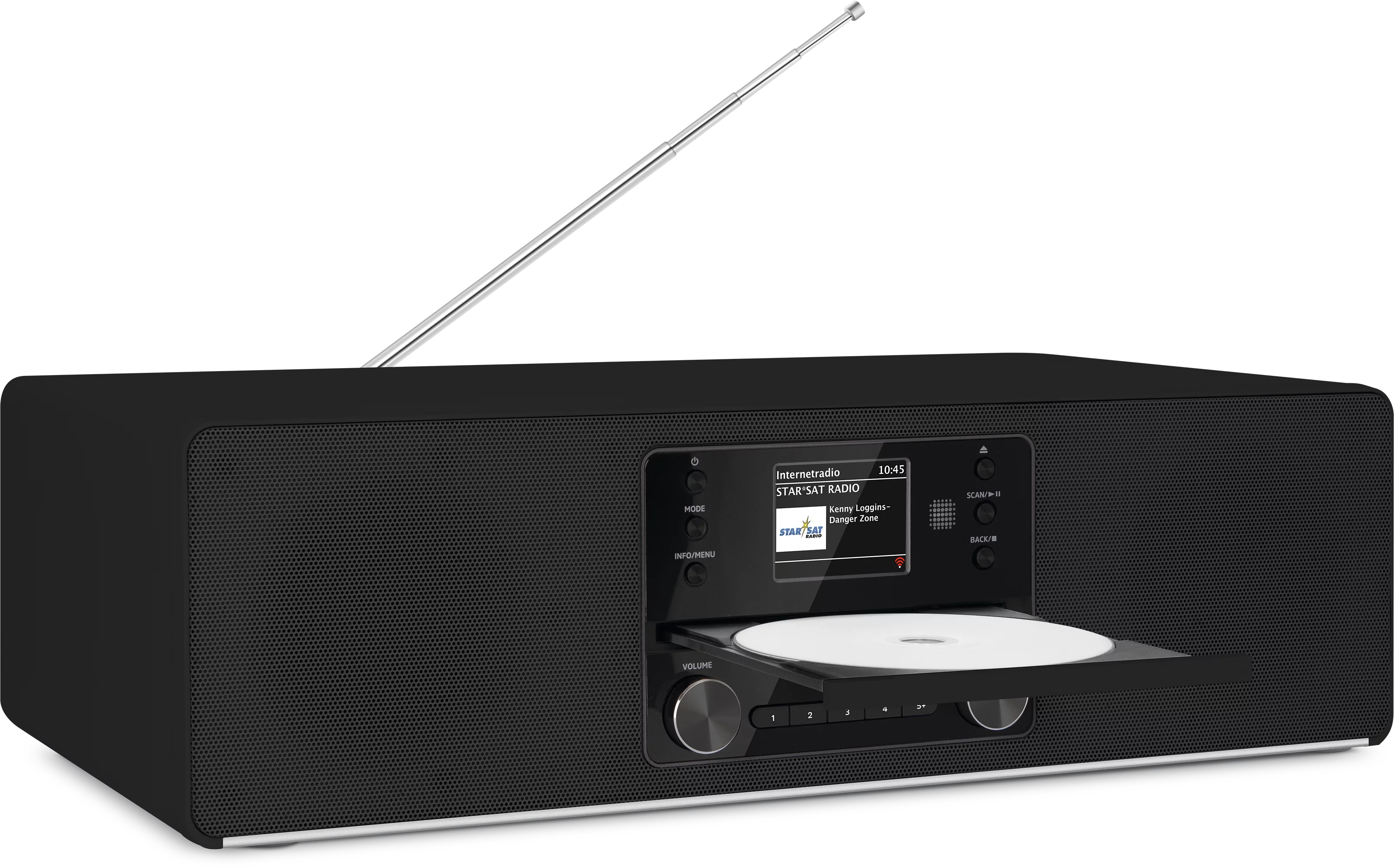 DIGITRADIO 380 CD IR Schräg, Rechts