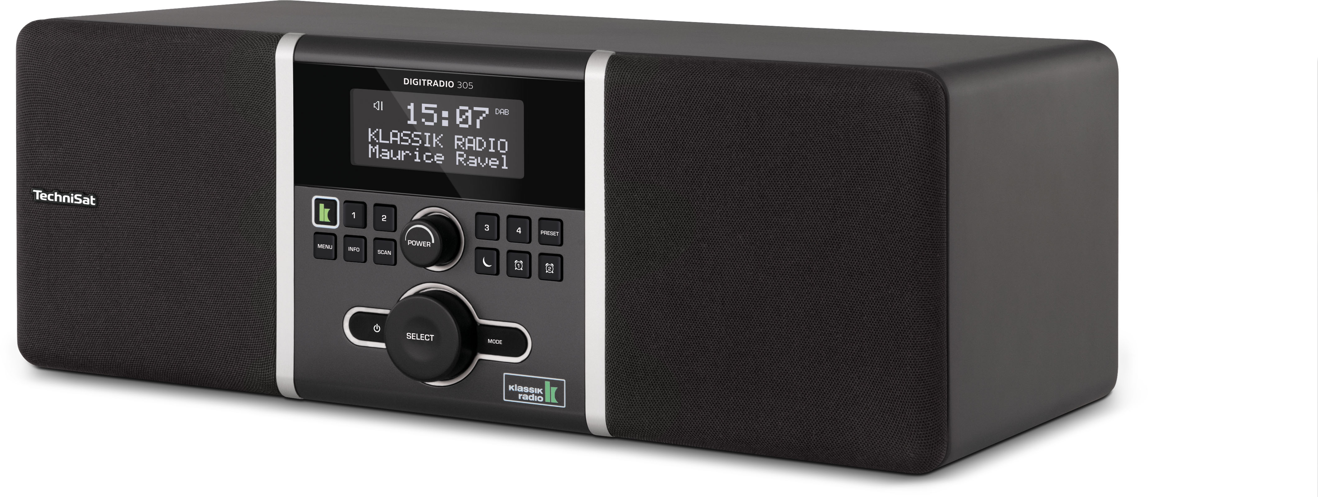 DIGITRADIO 305 Klassik Edition Schräg, Links