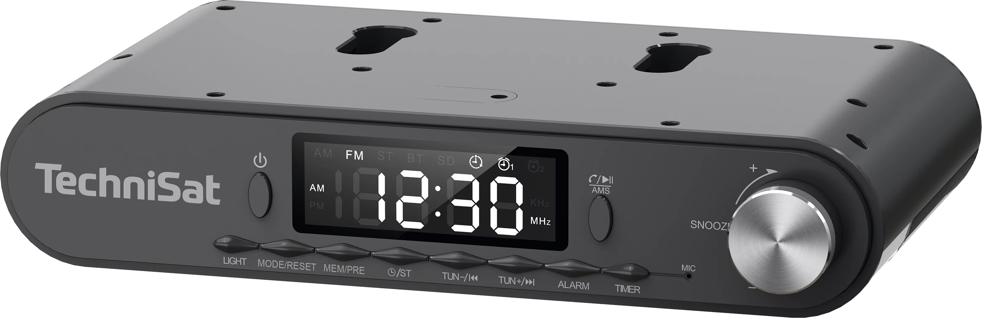 KitchenRadio, anthracite Schräg, Rechts